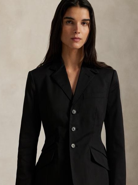 Lauren Ralph Lauren Women's Black Tailored Blazer Jacket